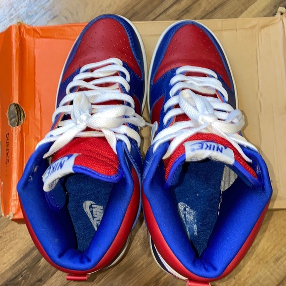 2003 Nike dunk high LA Clippers varsity red sport royal - Picture 7 of 15